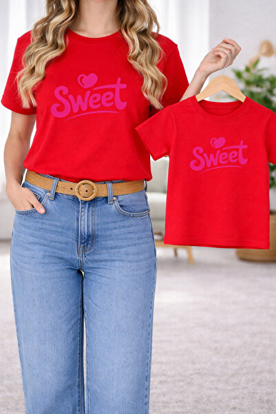 LORVEX Μπλουζάκι Mother Daughter Combination Oversize – Μπλουζάκι με στάμπα M...