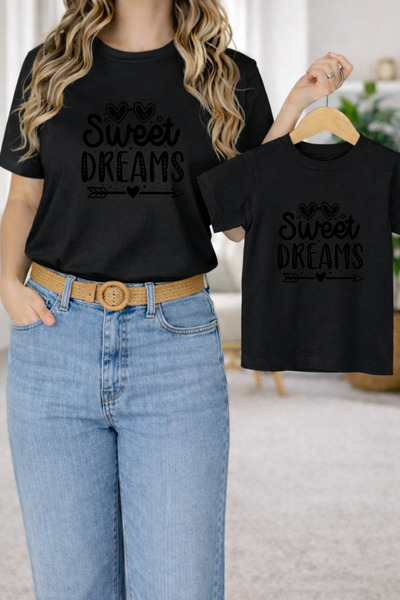 LORVEX Μπλουζάκι Mother Daughter Combination Oversize – Μπλουζάκι με στάμπα M...