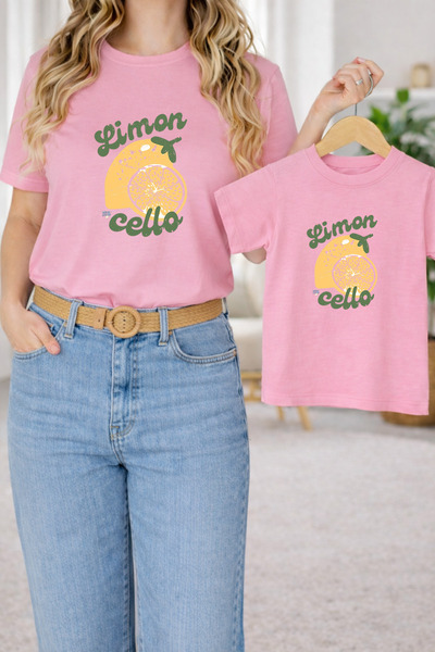 LORVEX Μπλουζάκι Mother Daughter Combination Oversize – Μπλουζάκι με στάμπα M...