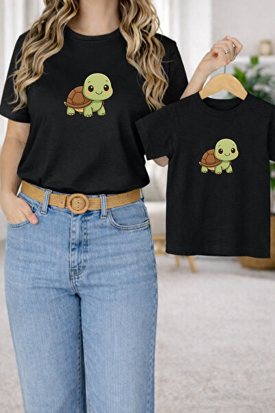 LORVEX Μπλουζάκι Mother Daughter Combination Oversize – Μπλουζάκι με στάμπα M...