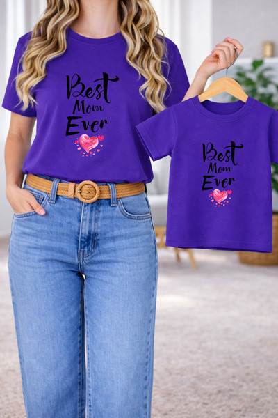 LORVEX Μπλουζάκι Mother Daughter Combination Oversize – Μπλουζάκι με στάμπα M...