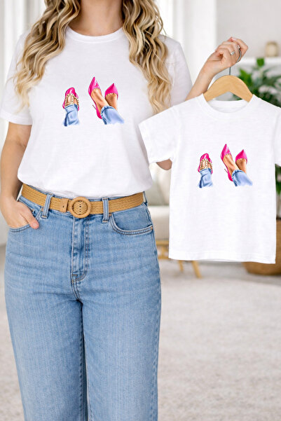 LORVEX Μπλουζάκι Mother Daughter Combination Oversize – Μπλουζάκι με στάμπα M...