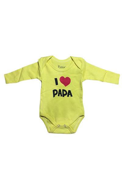 OEM Βρεφικό κορμάκι με την επιγραφή  "Αγαπώ τον μπαμπά "