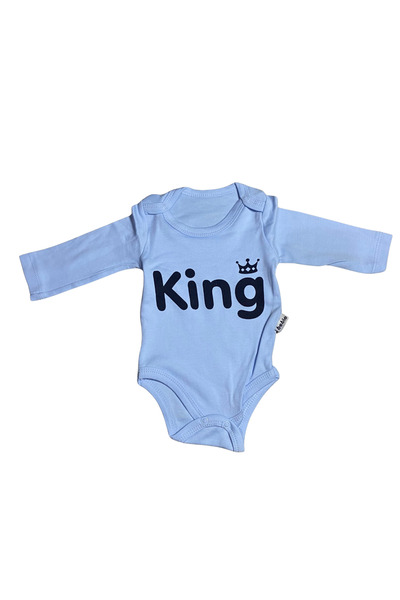 OEM Baby bodysuit with long sleeves – King model