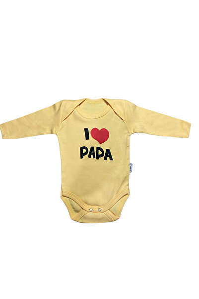 OEM Βρεφικό κορμάκι με την επιγραφή  "Αγαπώ τον μπαμπά "