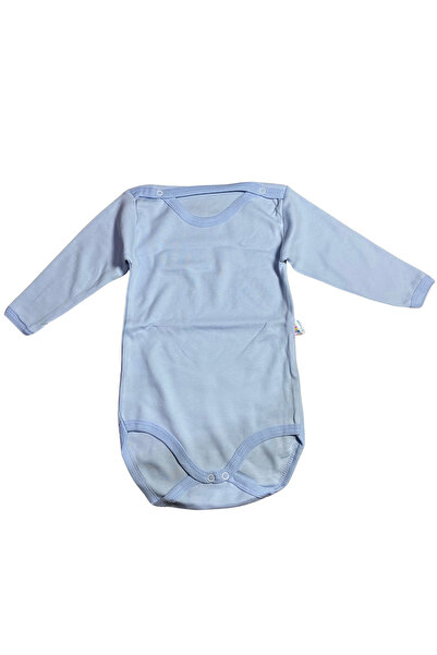 OEM Body bebe simplu cu mânecă lungă și capse pe umăr