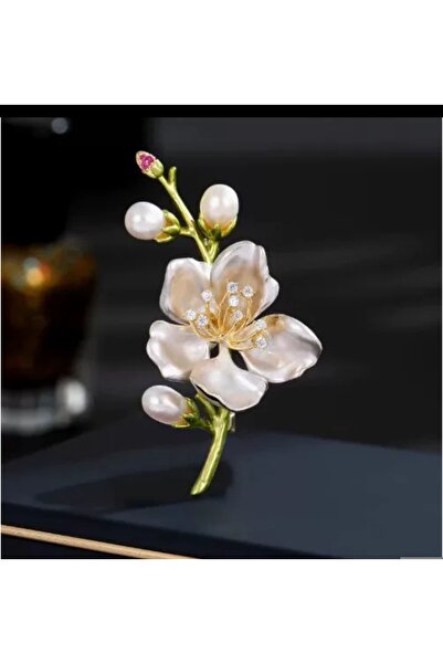 asc.home İnci model çiçek broş