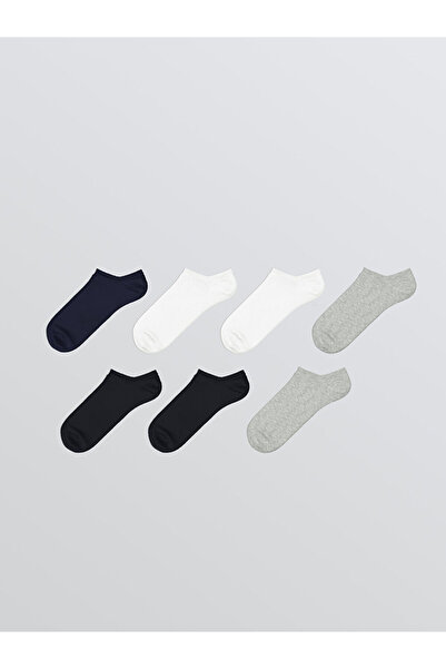 LC Waikiki Mixed Men's Bamboo Sneakers Socks 7-Pack