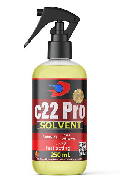 Dolar Kimya c22 Pro - Protez Saç Bant Sökücüsü Temizleyicisi - 250 mL (c22 Al...