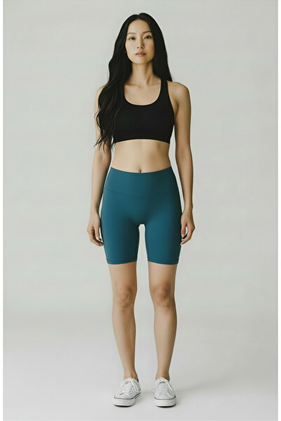 LİNALP Women's High Waist Slimming Sports Biker Leggings Shorts |   Comfortab...