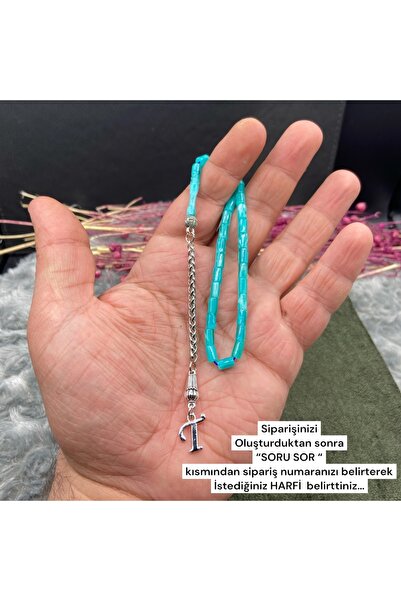 Kttesbihaksesuar 4x7 mm BİLEK BOY KATALİN HARFLİ TESBİH KAPLAMA PÜSKÜLLÜ