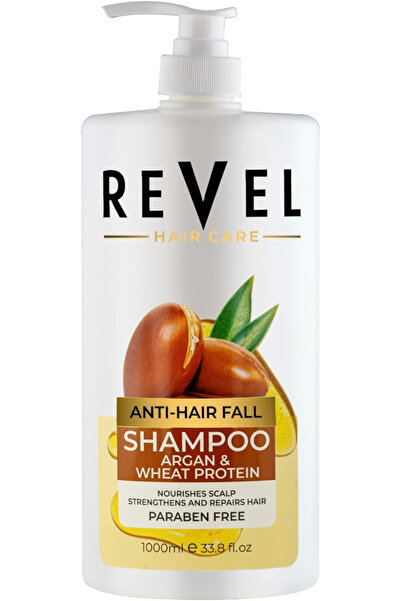 REVEL Anti-Hair Fall Shampoo Argan & Wheat Protein 1000ml