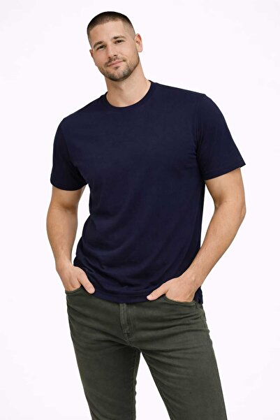 ANATOLIATEKSTILE Men's Basic Premium T-Shirt, Large Sizes, Cotton, Maximum Co...