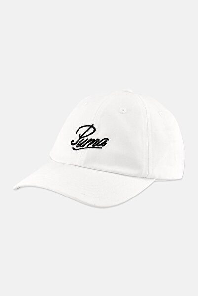 Puma Women Embroidered Logo Adjustable Cap, White