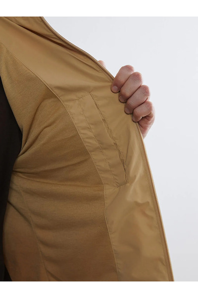 LC Waikiki Yellow Standard Mold Hooded Men's Raincoat