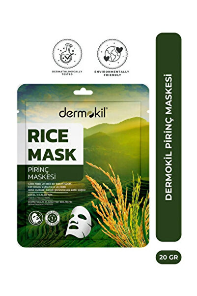 Dermokil Pirinç Kağıt Maske - Leke Karşıtı 20 g