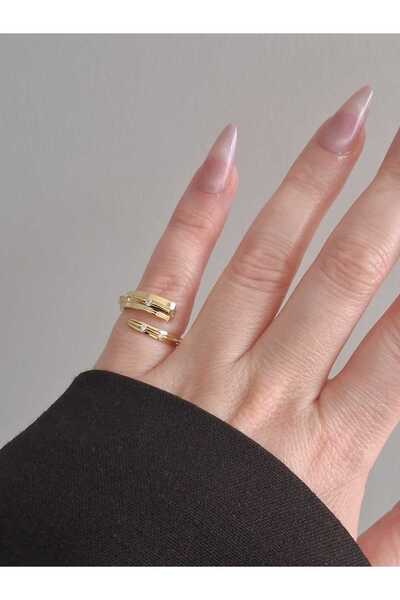 Bubbleatelier Suena Gold Adjustable Little Finger Ring