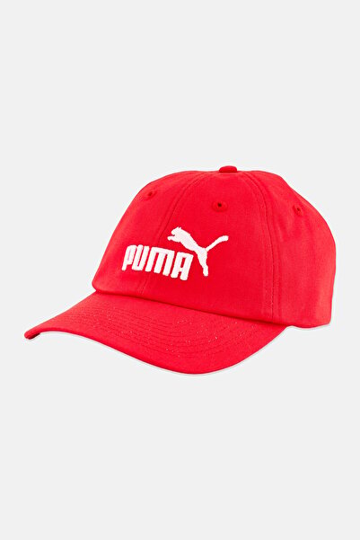 Puma Women Embroidered Logo Velcro Closure Cap, Red