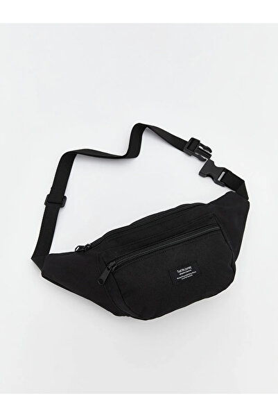 LC Waikiki Black Zippered Men's Waist Bag