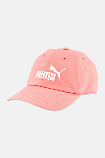 Puma Women Embroidered Logo Velcro Closure Cap, Peach
