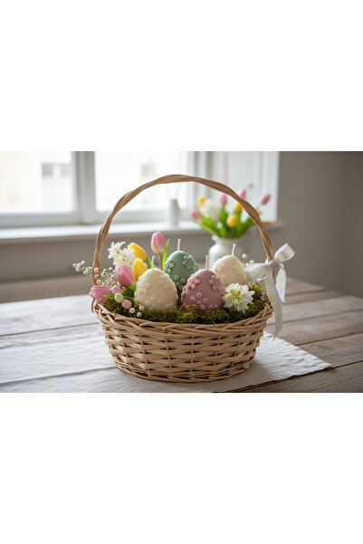 Claren Candles Lumanare parfumata ou cu flori- Parfum de primavara, handmade,...