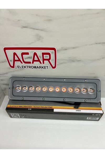 Cata 15w 30cm pletınum wallwasher amber