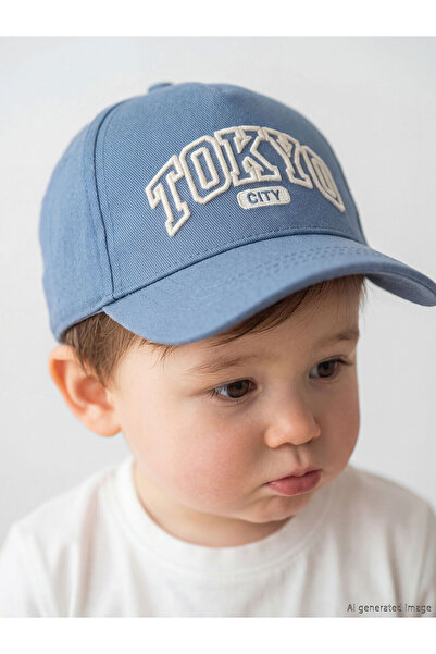 LC Waikiki Trendlucky Farkıyla Tokyo Embroidered Baby Boy Cap Hat