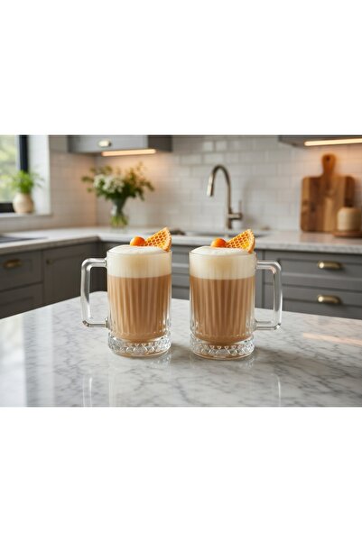 Paşabahçe 2 li Espresso & Çay Kulplu Bardak Seti