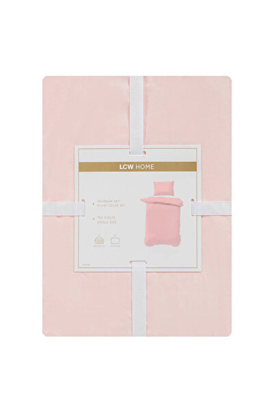 LC Waikiki Pink Basic Single Duvet Cover Set