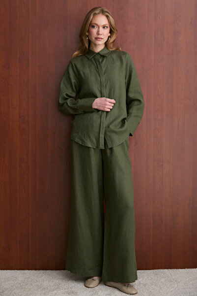 Melike Tatar Linen Trousers 32-2765-1