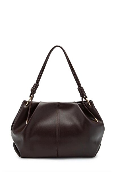 DEZ STORE Knotted Handle Drawstring Hobo Bag