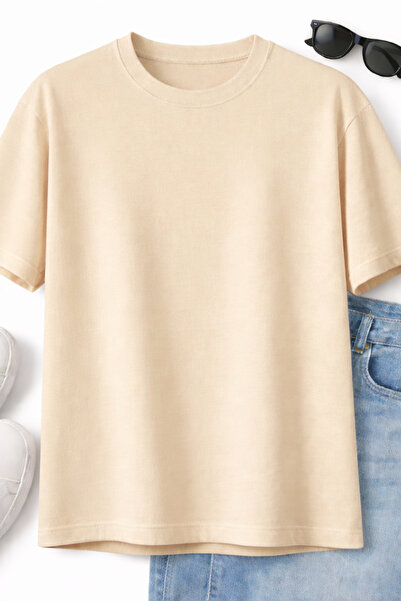 ArtYus Basic Unisex Cotton T-Shirt – Plain Design Comfortable Fit Casual T-Shirt