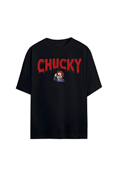 STİL-X Μπλουζάκι με στάμπα Chucky, Unisex, 100% βαμβακερό, Oversize