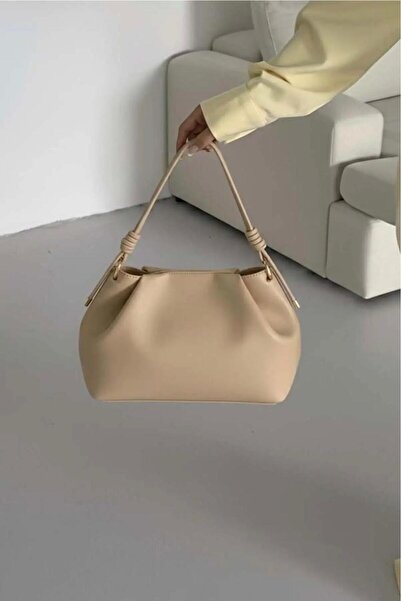 DEZ STORE Knotted Handle Drawstring Hobo Bag