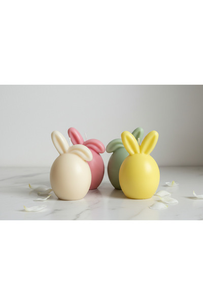 Claren Candles Σετ 2 αρωματικών κεριών, αυγά με αυτιά, χειροποίητα, ιδανικά γ...