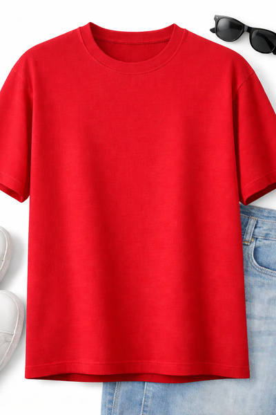 ArtYus Basic Unisex Cotton T-Shirt – Plain Design Comfortable Fit Casual T-Shirt