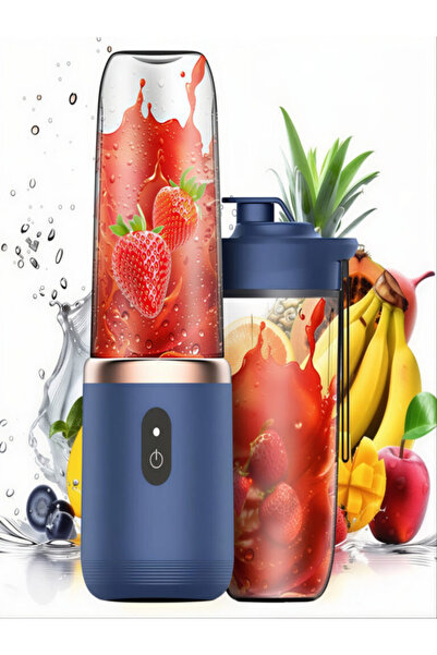 OEM Portable Rechargeable Blender 400 ml – Smoothie Mixer with 2 Cups and USB