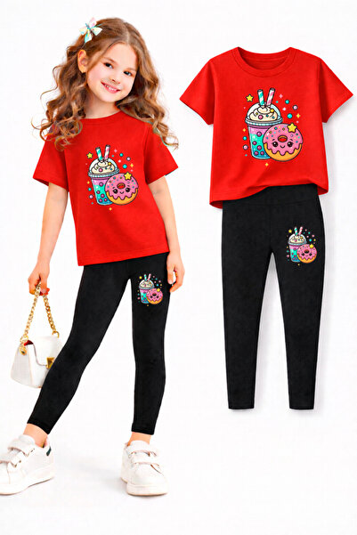 genosha Σετ κολάν και μπλουζάκι για κορίτσια/ Συνδυασμός μαμάς-κόρης