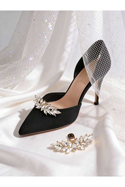 Luxury Crystal Gemstone Bridal & Evening Shoe Buckle - Set of 2 Luminous Shoe Clips