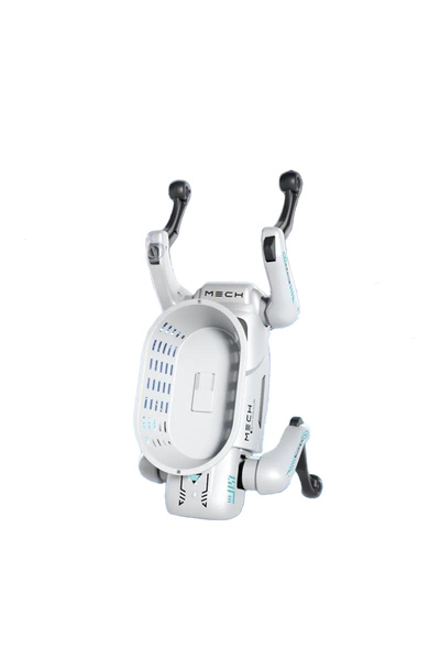 SergadiOnline.ro Robot caine inteligent, radiocomanda, jucarie interactiva copii, cu accesorii, alb, 6 ani+