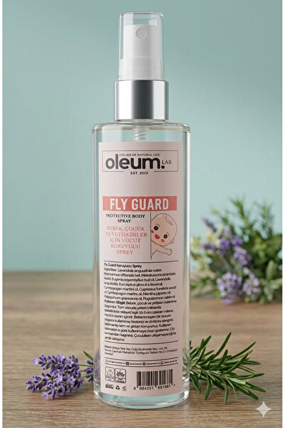 Oleum Lab Fly Guard Vücut Spreyi 100 ML %100 Pure & Virüs Savar Sprey
