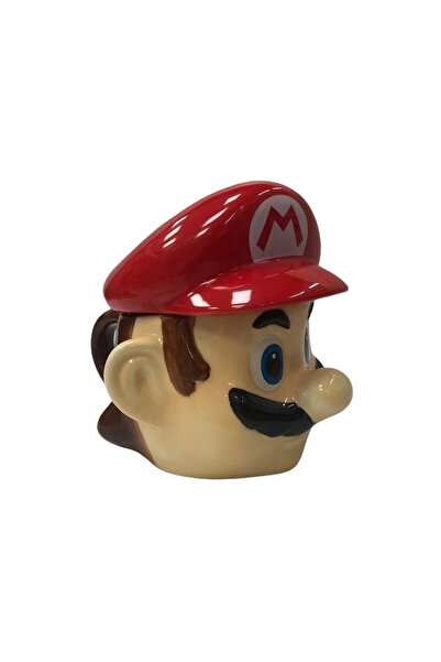 Skygo Man with Mustache Design Ceramic Mug with Lid