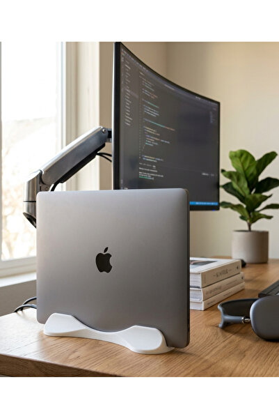 Noveria Tech MacBook Air M2 Dikey Stand Laptop Dikey Tutucu