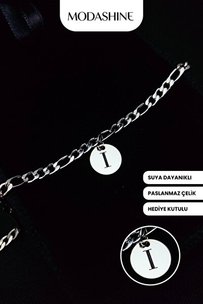 ModaShineShop Letter I Bracelet – Stainless Steel Bracelet, Gift for Lover, S...
