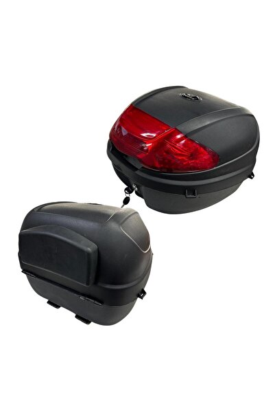 Falcon MOTOSİKLET ARKA ÇANTA 35 LT SİYAH SIRT DAYAMALI