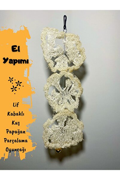 Ciko Kafes Large Parrot Toy with Pumpkin Fiber