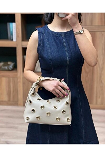 DEZ STORE أوربيت تفاصيل مرصعة إل آند حقيبة كتف