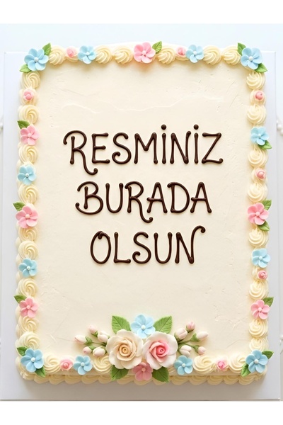 telaşe memuru Kişiye Özel Resimli Pasta Baskısı - Yenilebilir Kağıt Baskı - 5...