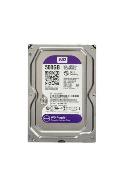 Pazarcan Wd Purple 500 Gb 3.5 Güvenlik Harddiski