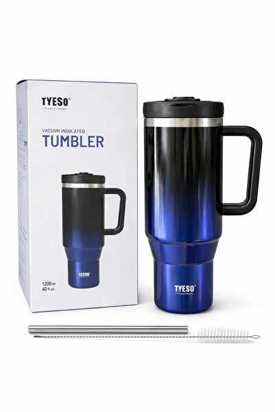 OEM Stainless steel thermos mug with handle, double insulation, lid with stra...